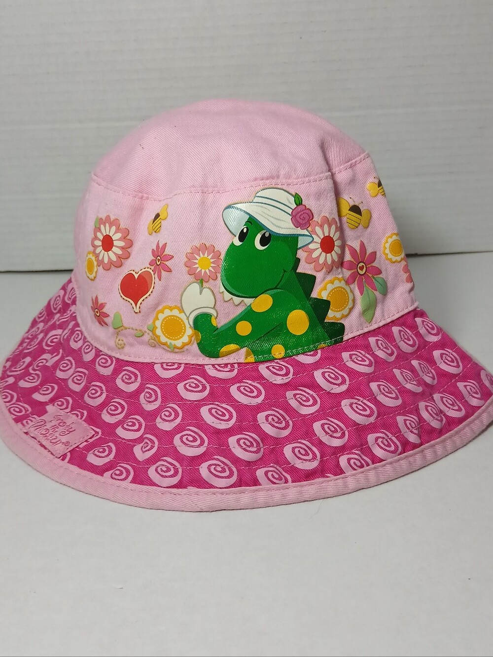 The Wiggles Dorothy Dinosaur 2012 Floral Pink Bucket Hat Kids